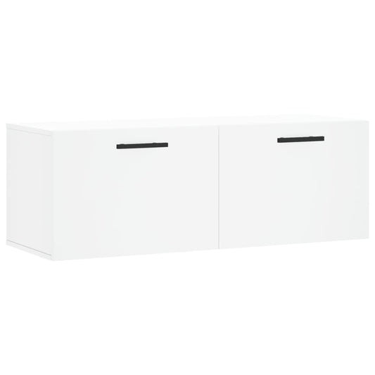 vidaXL Wall Cabinet White 100x36.5x35 cm Engineered Wood