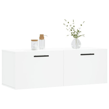 vidaXL Wall Cabinet White 100x36,5x35 cm Engineered Wood