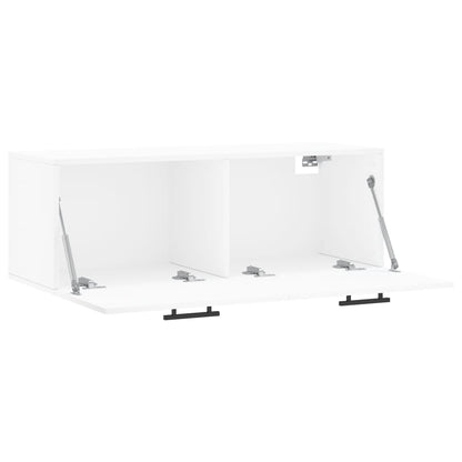 vidaXL Wall Cabinet White 100x36.5x35 cm Engineered Wood
