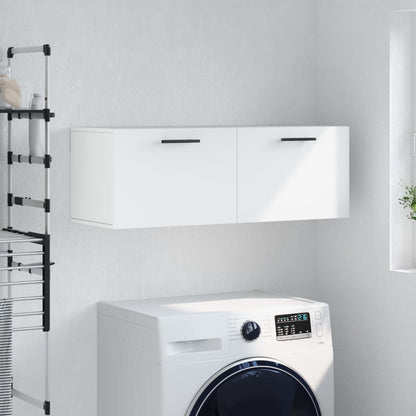 vidaXL Wall Cabinet White 100x36.5x35 cm Engineered Wood