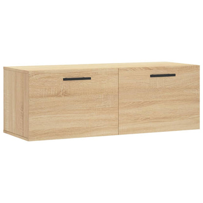 vidaXL Wall Cabinet Sonoma Oak 100x36,5x35 cm Engineered Wood