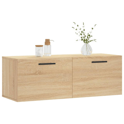 vidaXL Wall Cabinet Sonoma Oak 100x36,5x35 cm Engineered Wood