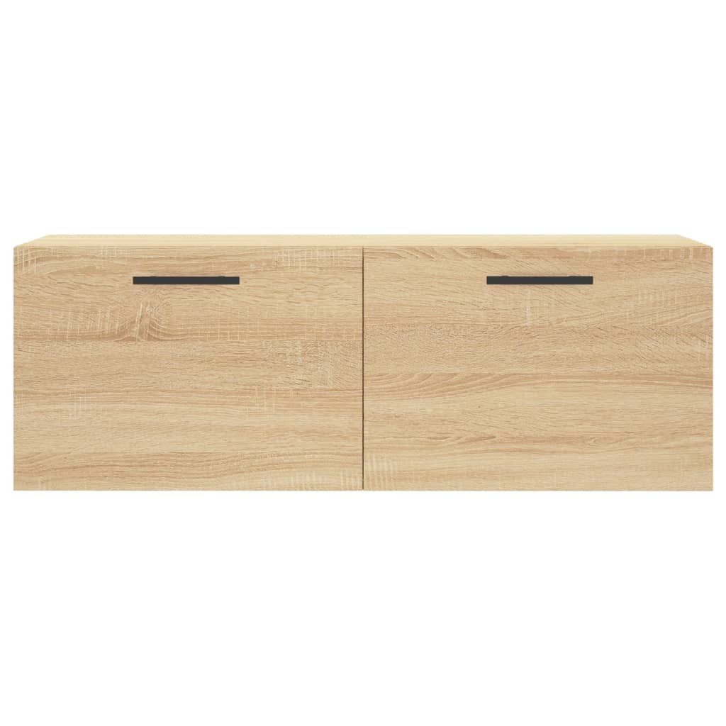 vidaXL Wall Cabinet Sonoma Oak 100x36,5x35 cm Engineered Wood