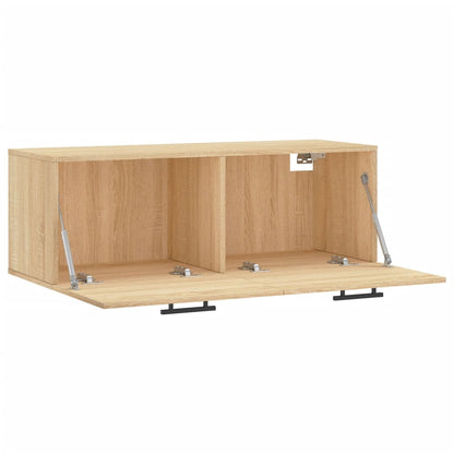 vidaXL Wall Cabinet Sonoma Oak 100x36,5x35 cm Engineered Wood