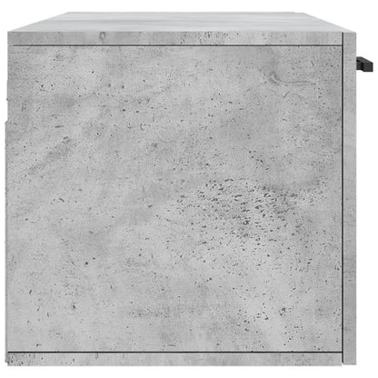 vidaXL Wall Cabinet Concrete Grey 100x36.5x35 cm Engineered Wood