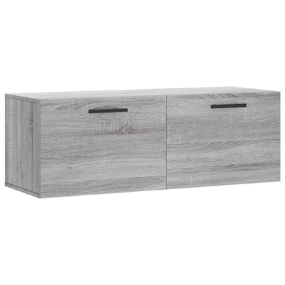 vidaXL Wall Cabinet Grey Sonoma 100x36,5x35 cm Engineered Wood
