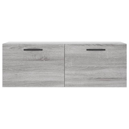 vidaXL Wall Cabinet Grey Sonoma 100x36,5x35 cm Engineered Wood