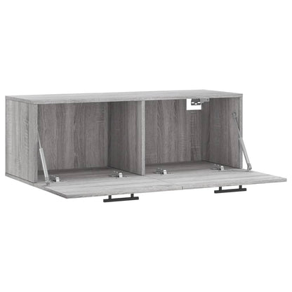vidaXL Wall Cabinet Grey Sonoma 100x36,5x35 cm Engineered Wood