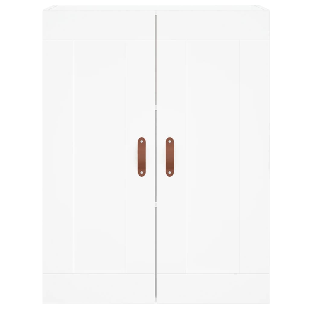 vidaXL Wall Mounted Cabinet White 69.5x34x90 cm Engineered Wood