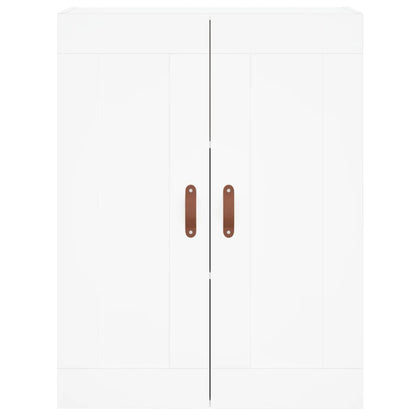 vidaXL Wall Mounted Cabinet White 69.5x34x90 cm Engineered Wood