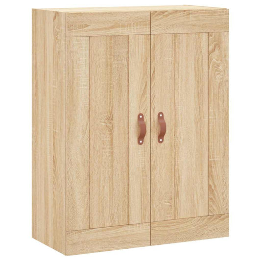 vidaXL Wall Mounted Cabinet Sonoma Oak 69,5x34x90 cm Engineered Wood