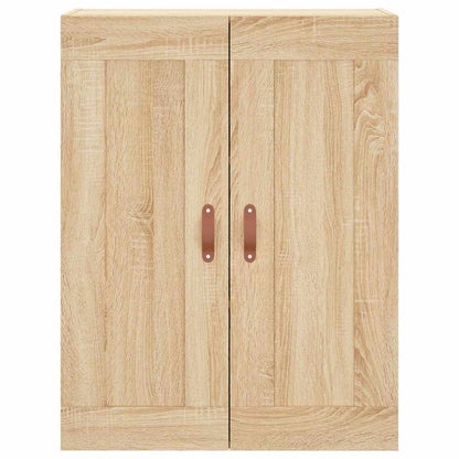 vidaXL Wall Mounted Cabinet Sonoma Oak 69,5x34x90 cm Engineered Wood
