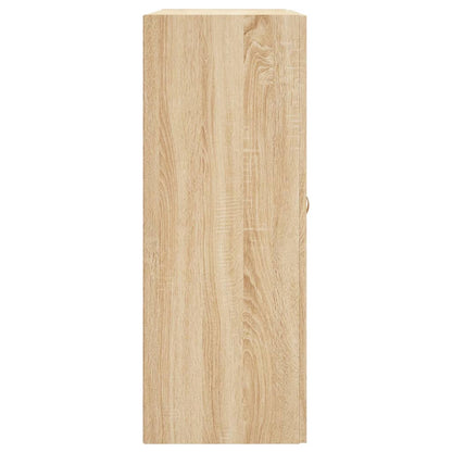 vidaXL Wall Mounted Cabinet Sonoma Oak 69.5x34x90 cm Engineered Wood