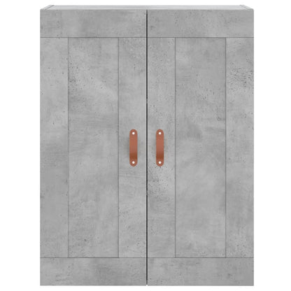 vidaXL Wall Mounted Cabinet Concrete Grey 69.5x34x90 cm Engineered Wood