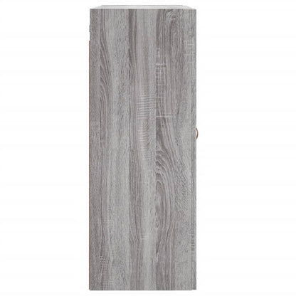 vidaXL Wall Mounted Cabinet Grey Sonoma 69.5x34x90 cm Engineered Wood
