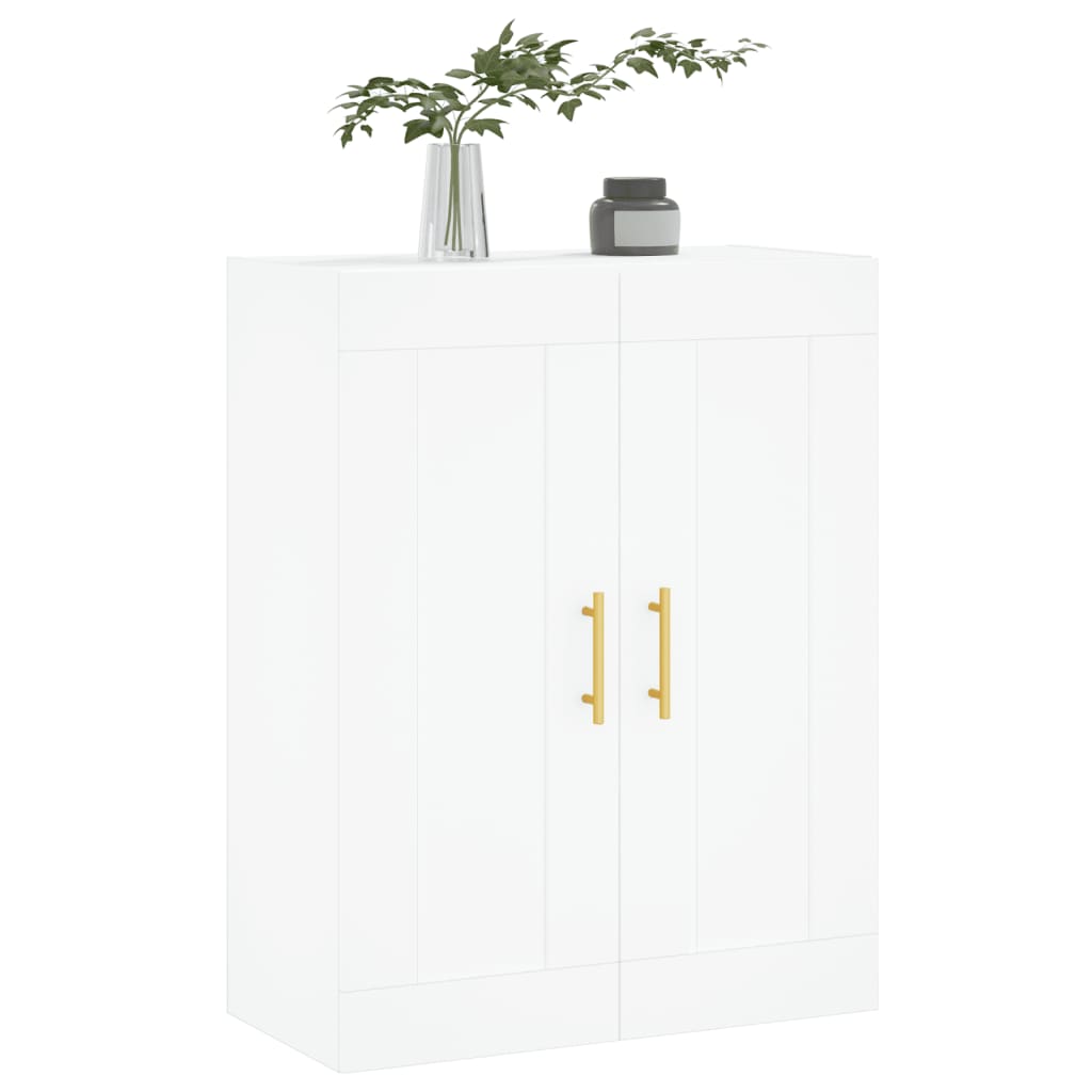 vidaXL Wall Mounted Cabinet White 69,5x34x90 cm Engineered Wood