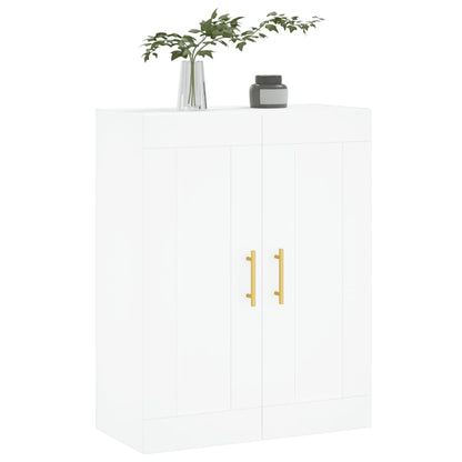 vidaXL Wall Mounted Cabinet White 69,5x34x90 cm Engineered Wood