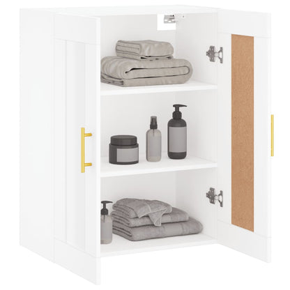vidaXL Wall Mounted Cabinet White 69,5x34x90 cm Engineered Wood