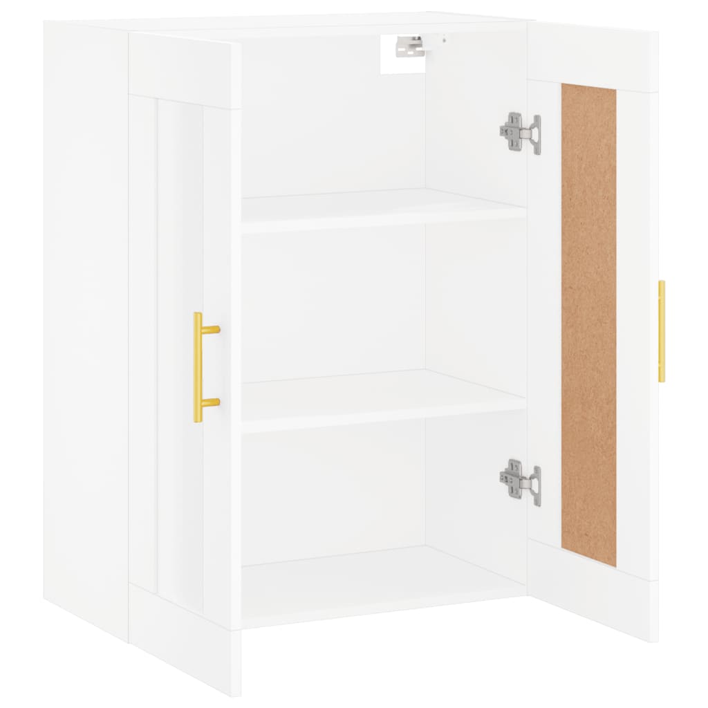 vidaXL Wall Mounted Cabinet White 69,5x34x90 cm Engineered Wood