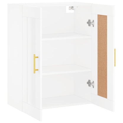 vidaXL Wall Mounted Cabinet White 69,5x34x90 cm Engineered Wood