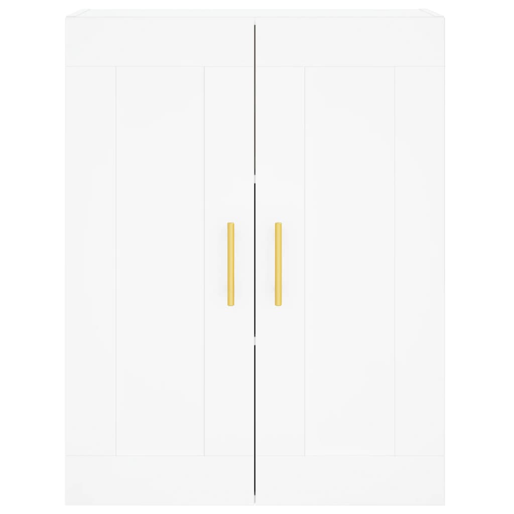 vidaXL Wall Mounted Cabinet White 69.5x34x90 cm Engineered Wood