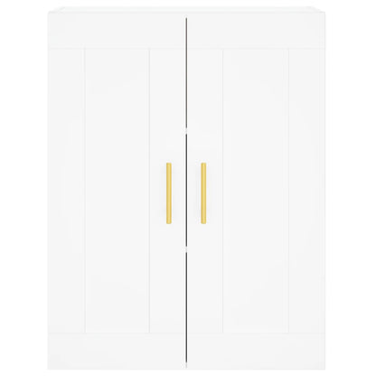 vidaXL Wall Mounted Cabinet White 69.5x34x90 cm Engineered Wood