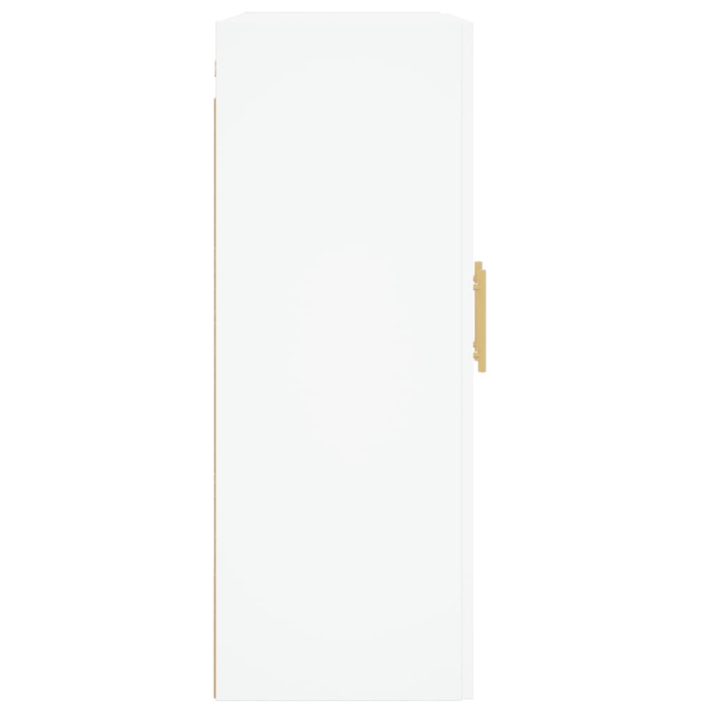 vidaXL Wall Mounted Cabinet White 69,5x34x90 cm Engineered Wood