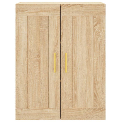 vidaXL Wall Mounted Cabinet Sonoma Oak 69,5x34x90 cm Engineered Wood