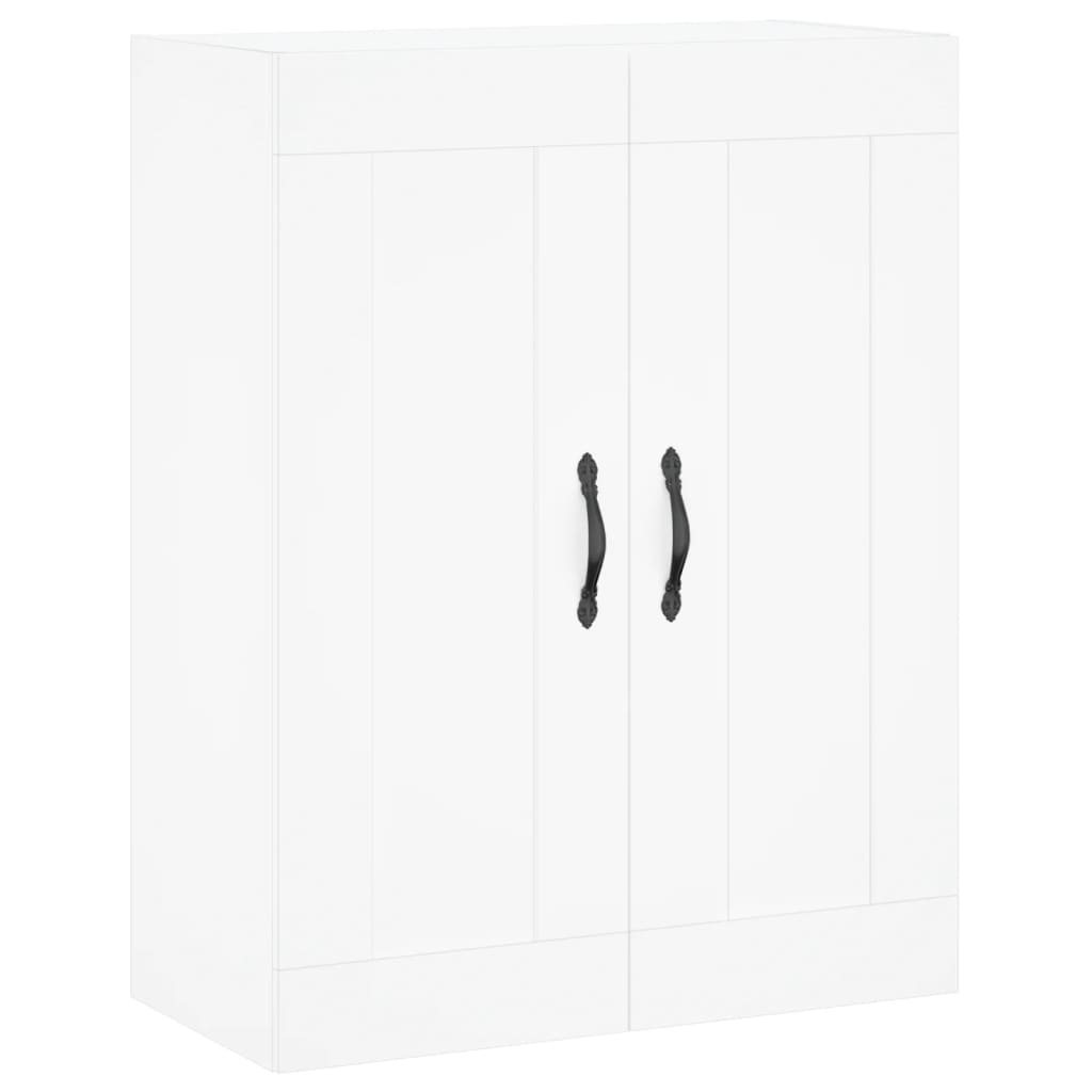 vidaXL Wall Mounted Cabinet White 69,5x34x90 cm Engineered Wood