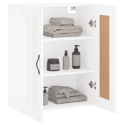 vidaXL Wall Mounted Cabinet White 69,5x34x90 cm Engineered Wood