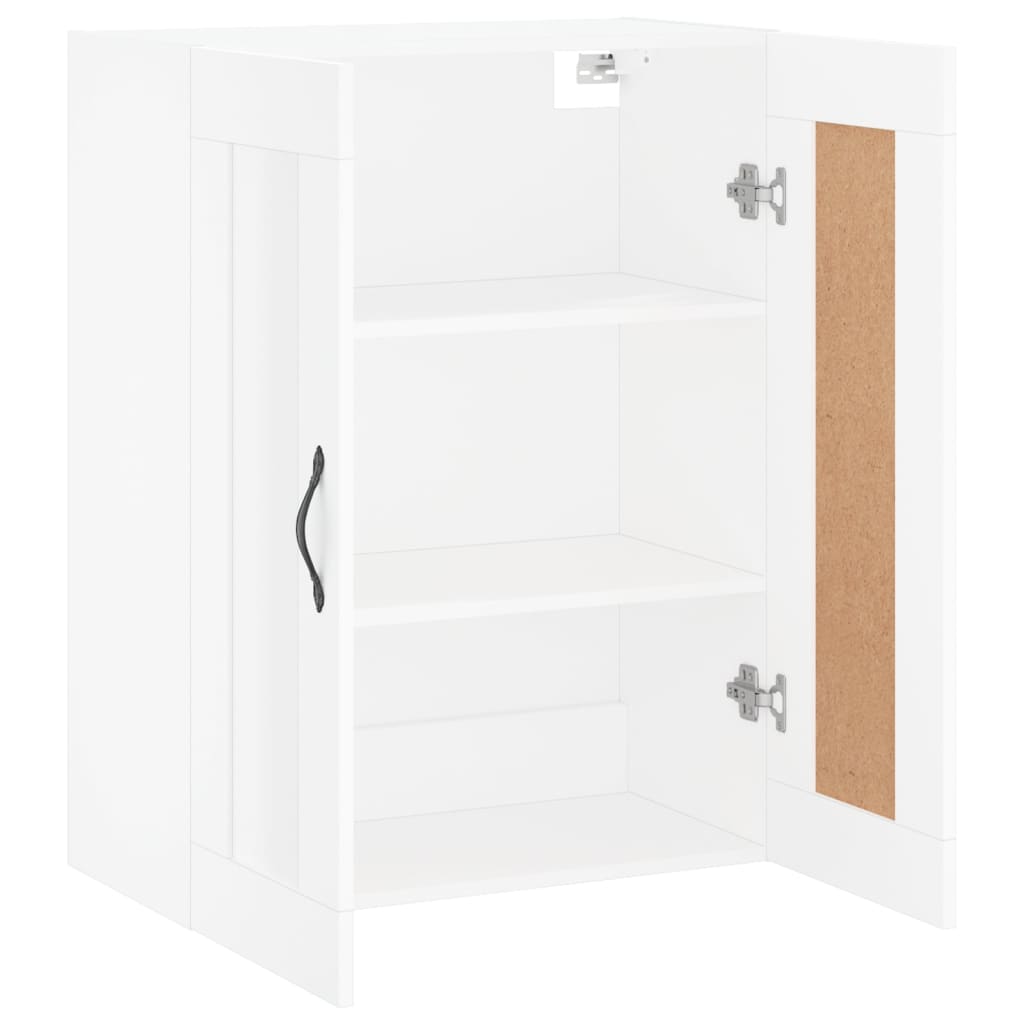 vidaXL Wall Mounted Cabinet White 69.5x34x90 cm Engineered Wood