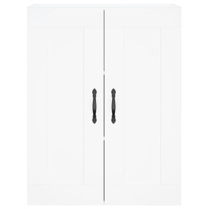 vidaXL Wall Mounted Cabinet White 69.5x34x90 cm Engineered Wood