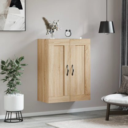 vidaXL Wall Mounted Cabinet Sonoma Oak 69,5x34x90 cm Engineered Wood