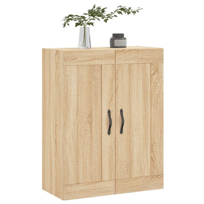 vidaXL Wall Mounted Cabinet Sonoma Oak 69,5x34x90 cm Engineered Wood