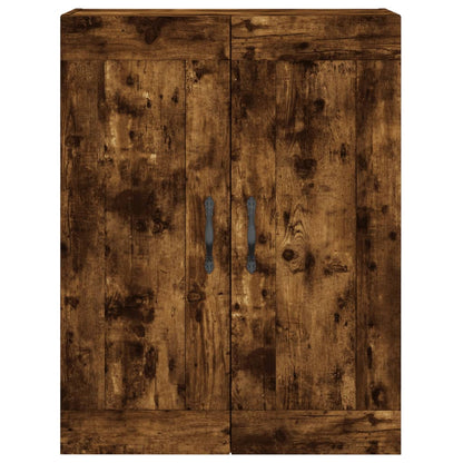 vidaXL Wall Mounted Cabinet Smoked Oak 69,5x34x90 cm Engineered Wood