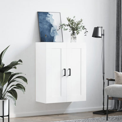 vidaXL Wall Mounted Cabinet White 69,5x34x90 cm Engineered Wood