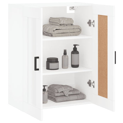 vidaXL Wall Mounted Cabinet White 69,5x34x90 cm Engineered Wood