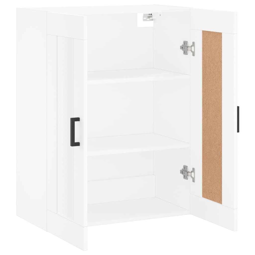 vidaXL Wall Mounted Cabinet White 69,5x34x90 cm Engineered Wood