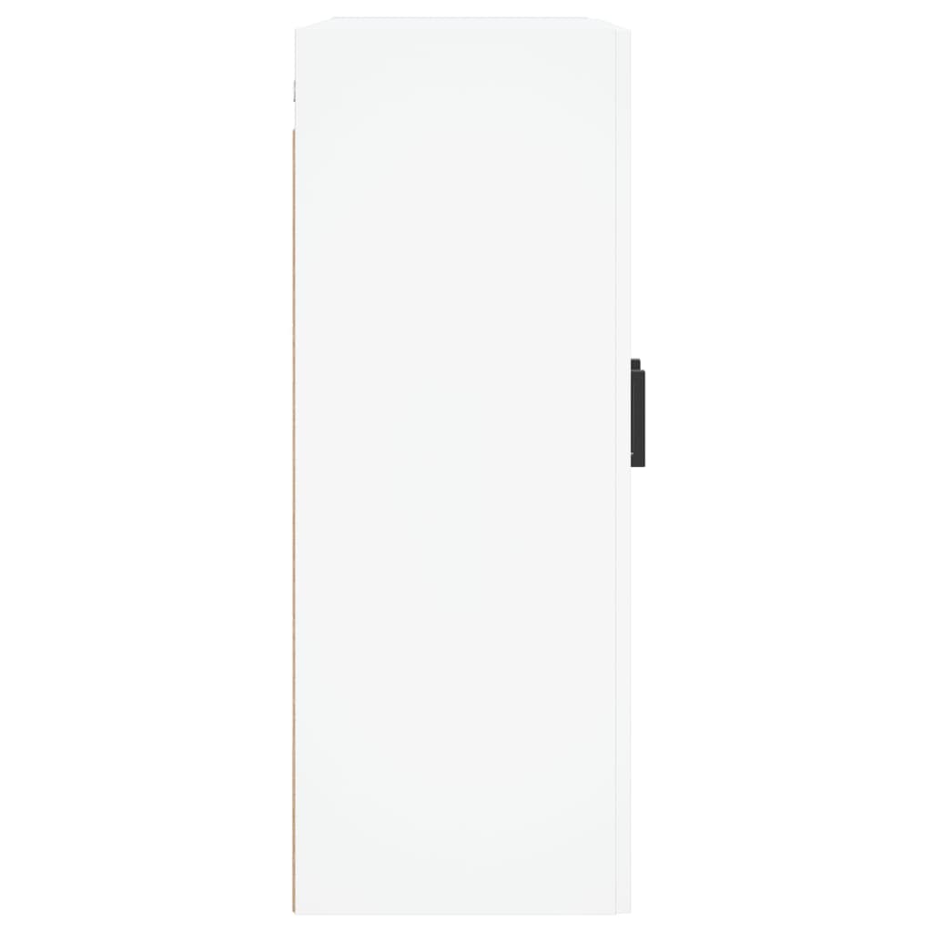 vidaXL Wall Mounted Cabinet White 69.5x34x90 cm Engineered Wood