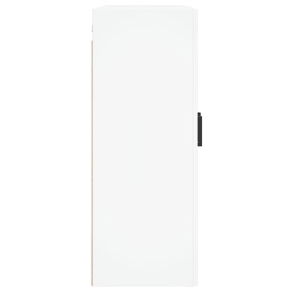 vidaXL Wall Mounted Cabinet White 69,5x34x90 cm Engineered Wood