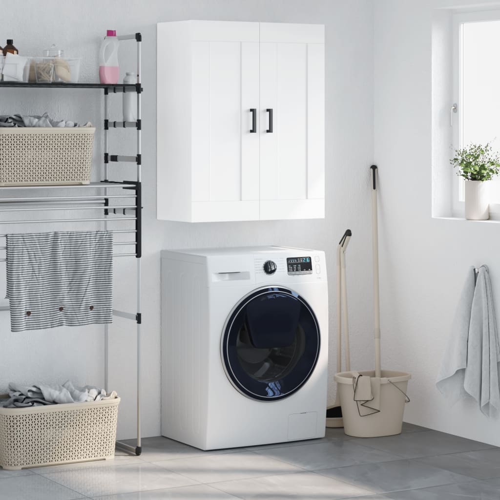 vidaXL Wall Mounted Cabinet White 69,5x34x90 cm Engineered Wood