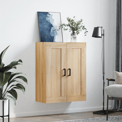 vidaXL Wall Mounted Cabinet Sonoma Oak 69,5x34x90 cm Engineered Wood