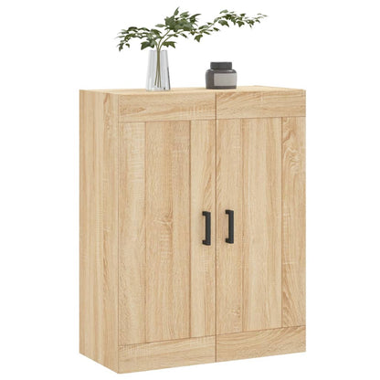 vidaXL Wall Mounted Cabinet Sonoma Oak 69.5x34x90 cm Engineered Wood