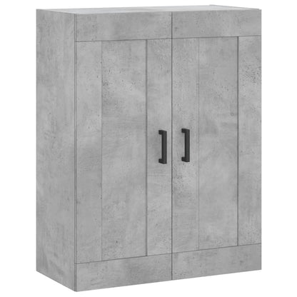 vidaXL Wall Mounted Cabinet Concrete Grey 69.5x34x90cm Engineered Wood