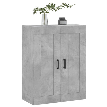 vidaXL Wall Mounted Cabinet Concrete Grey 69.5x34x90cm Engineered Wood