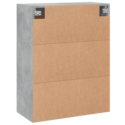 vidaXL Wall Mounted Cabinet Concrete Grey 69.5x34x90cm Engineered Wood