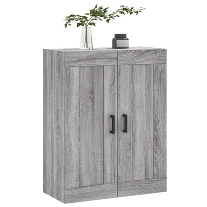 vidaXL Wall Mounted Cabinet Grey Sonoma 69,5x34x90 cm Engineered Wood