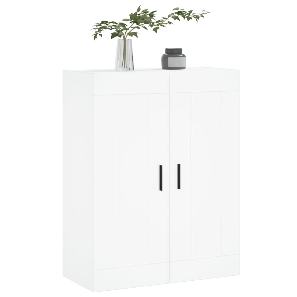 vidaXL Wall Mounted Cabinet White 69,5x34x90 cm Engineered Wood