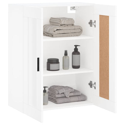 vidaXL Wall Mounted Cabinet White 69,5x34x90 cm Engineered Wood