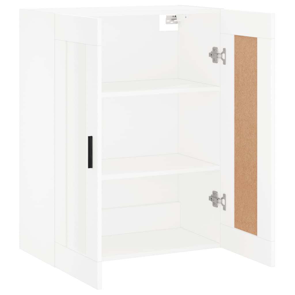 vidaXL Wall Mounted Cabinet White 69,5x34x90 cm Engineered Wood